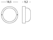 Resin Plafond Light Echo White Echo Line