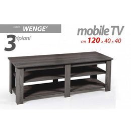 Meubles de chambre basse Porte télévisée 120x 40 x 40 h Gray CM