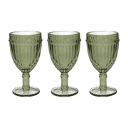 Set 3 Gobelets Vert Cc310 Dorico Verre Vert