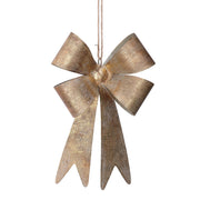 Noeud en métal doré cm25x16h4