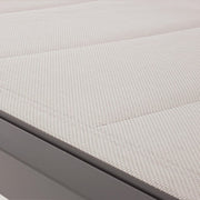 Transat haut en aluminium à roulettes Hilde café