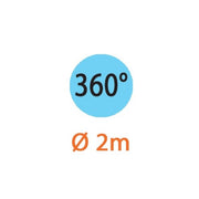 Pulvérisateur micro-brouillard à 360 degrés