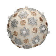 Porte-parapluie rond en métal blanc cmø26xh60x26