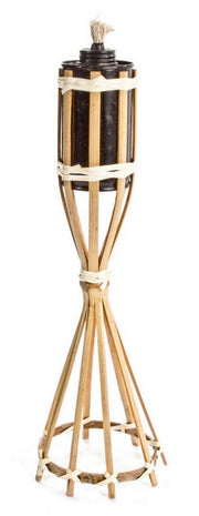 Torche de table en bambou interne externe cm 36 h