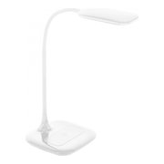 Lampe De Bureau Masserie Led Dimmable Avec Chargeur Blanc Eglo