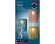 Lampe solaire de table en fer