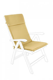 Coussin poly moutarde avec détail bouton 50x120 cm haut dossier