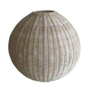 Lustre sphère en rotin naturel cmø37h37