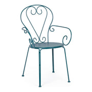 Chaise d'extérieur classique avec accoudoirs Etienne Ocean