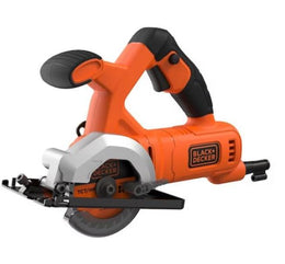 Mini scie circulaire Black and Decker 400w 85mm avec deux lames fournies Bes510-Qs