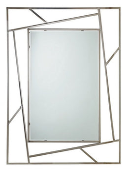 Miroir avec cadre Rayan rectangulaire 120x90 COD. 0732882