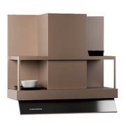 Hotte aspirante ETRA NO DRIP en acier inoxydable cuivré 120 cm