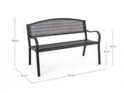 Banc Lizette Anthracite