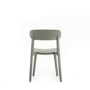 Chaise en polypropylène gris clair 48x52x77,5h cm