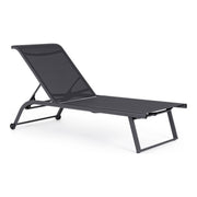 Lit bébé à roulettes Taylor Gris Foncé et Anthracite