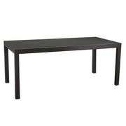 Table en aluminium boise extensible anthracite mat m160 - 220x90xh67,5 - 75