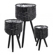 4x Set3 C.Vaso Trépied Nero