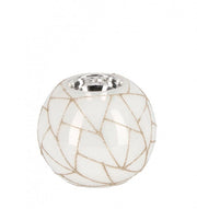 Lot de 6 Bougies Votives en Forme de Cône Blanc D100