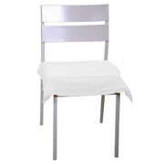 Coussin Amélie carré blanc cm40x40h4