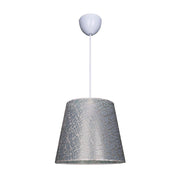 Suspension conique ASZ0777 en tissu gris