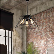 Lampe à suspension Tena MDL3854 lumières en métal noir asymétrique