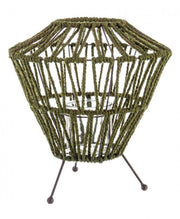 4x Lanterne Herbe Trépied Vert L