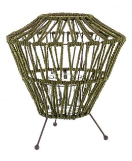 4x Lanterne Herbe Trépied Vert L