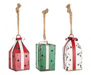 Lot de 3 Pendeloques pour Emballage Cadeau