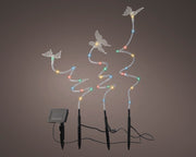 Poteau solaire léger en plastique stable 160cm