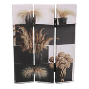 Paravent imprimé 3 panneaux vases 120,6x2,5xh180,6x2,5xh180