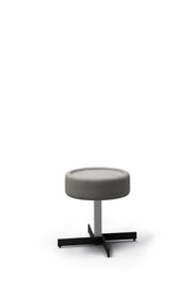 Table basse en mdf avec plateau gris D42xD42x52h cm