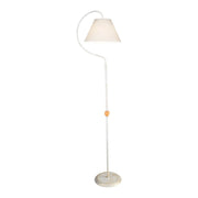 Lampadaire Geo ASZ1043 avec abat-jour en tissu blanc