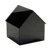 Lanterne led en verre maison cm30x29,5h31,5