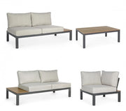 Salon de jardin Elias anthracite