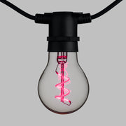 Lumière de fête 36V 10 A60 E27 Filament en spirale LED 4+5m Lumières de Noël