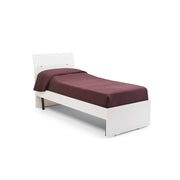 Lit simple en frêne blanc pour chambre cm 200x85xH 98