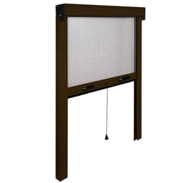 Moustiquaire verticale marron Dimensions cm 80 x 170 h