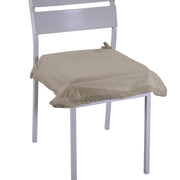 Coussin carré gris tourterelle Amelie cm40x40h4