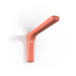 Leonardo Support d'étagère 12 cm en acier plastifié cerisier pour l'ameublement