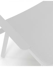 4x Chaise en bois laqué - Woody tête de table