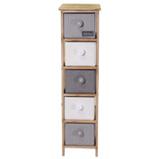 Armoire Brenda avec 5 tiroirs cm26x32xh98