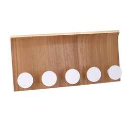 Cintre en bois marron 5 places cm35x5x17