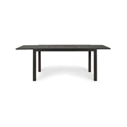 Table d'extérieur extensible en aluminium Anthracite 140 - 210x77x h75 cm