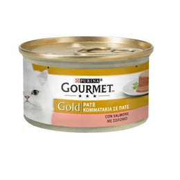 Pâté de saumon Gourmet Gold Purina 85 grammes