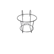 Jardinière de balcon noire 22cm