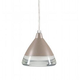 Suspension en Aluminium Moulé sous Pression avec Diffuseur en Acrylique - 20W, 1800 Lumen, Lumière Chaude taupe