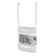 Étagère de douche blanche Fox avec 2 étagères