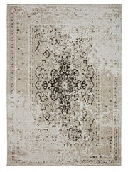 Tapis gris en fibres naturelles style fusion 160x230