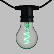 Lumière de fête 36V 10 A60 E27 Filament en spirale LED 4+5m Lumières de Noël