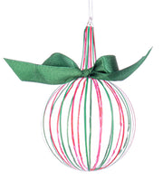 Sphère Vetro Stripe Transp Colori D80mm Hauteur 13cm